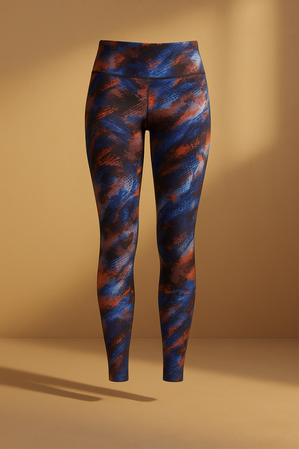 Ocean Venom High-Waisted Leggings – Eco Snakeskin Print