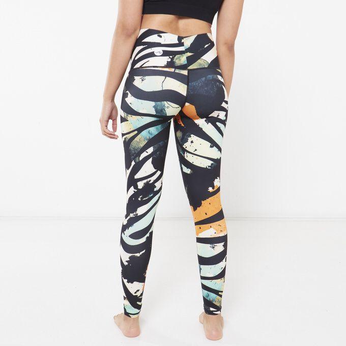 Wanderlust Zebra Leggings - Spiritgirl Activewear
