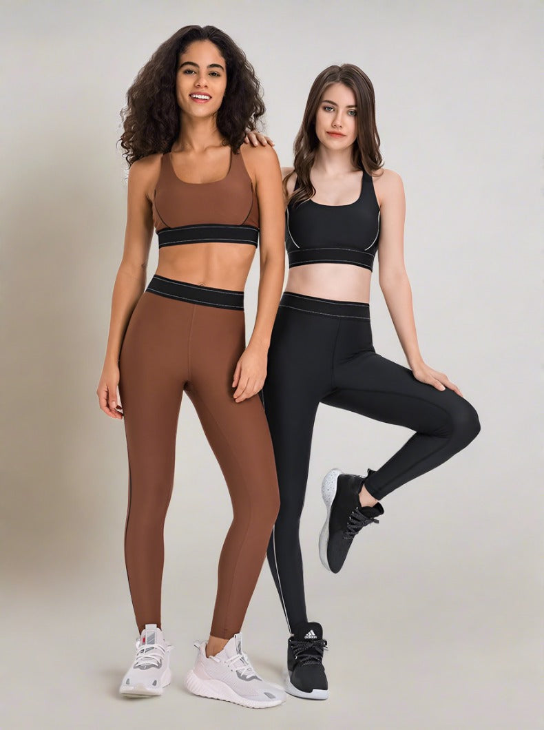 SculptFit High-Waisted Compression Leggings - Spiritgirl Activewear